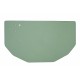 GLASS TOUGHENED GREEN CVA FRONT LOWER