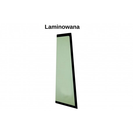 GLASS LAMINATED GREEN WITH SCREEN PRINT CVA FRONT LEFT/RIGHTHAND ESTIMATED DIMENSIONS: 1195 X 337