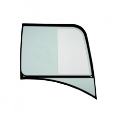 GLASS TOUGHENED GREEN WITH SCREEN PRINT CVA RIGHTHAND WITHOUT GLASS SLIDER