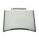 SZYBA PRZEDNIA GÓRNA LAMINOWANA SITODRUK KOPARKO-ŁADOWARKA KOMATSU WB93R-2 312-605-680