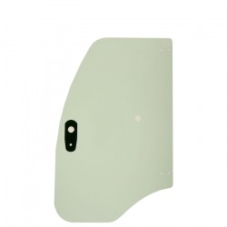GLASS TOUGHENED GREEN WITH SCREEN PRINT CVA DOOR STOP HOLE IS 650 MM FROM TOP EDGE! PLEASE CHECK!