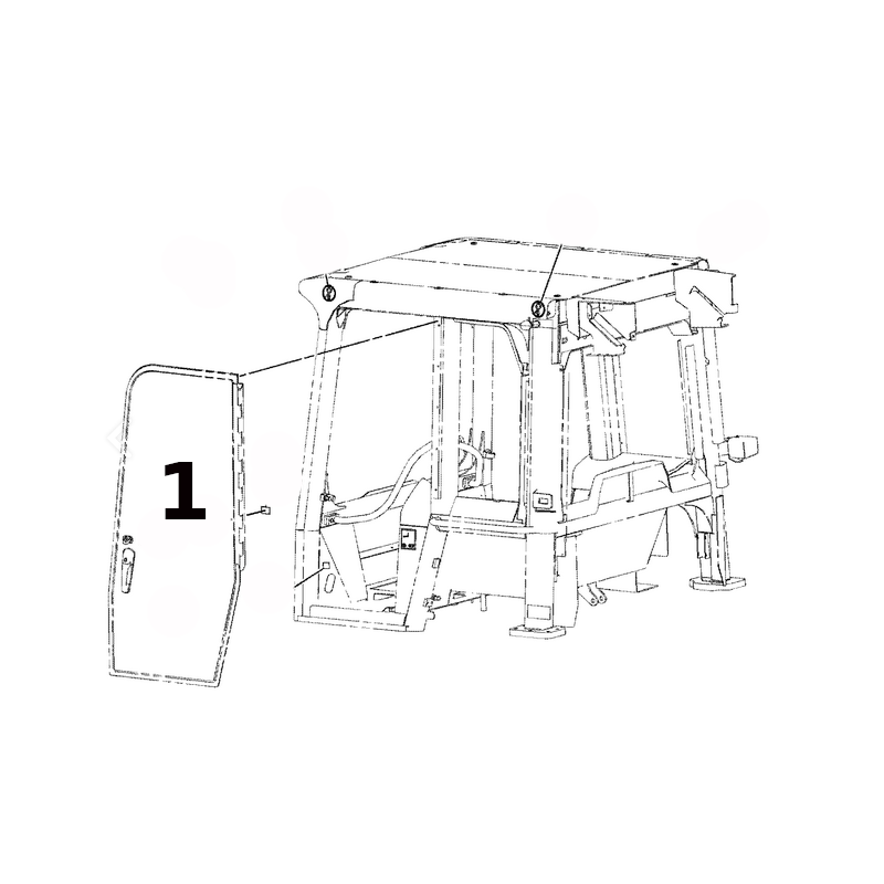 СТЕКЛО ДВЕРИ ЛЕВАЯ ЭКРАННАЯ ПЕЧАТЬ ГУСЕНИЧНЫЙ ПОГРУЗЧИК CAT 963D 2528284