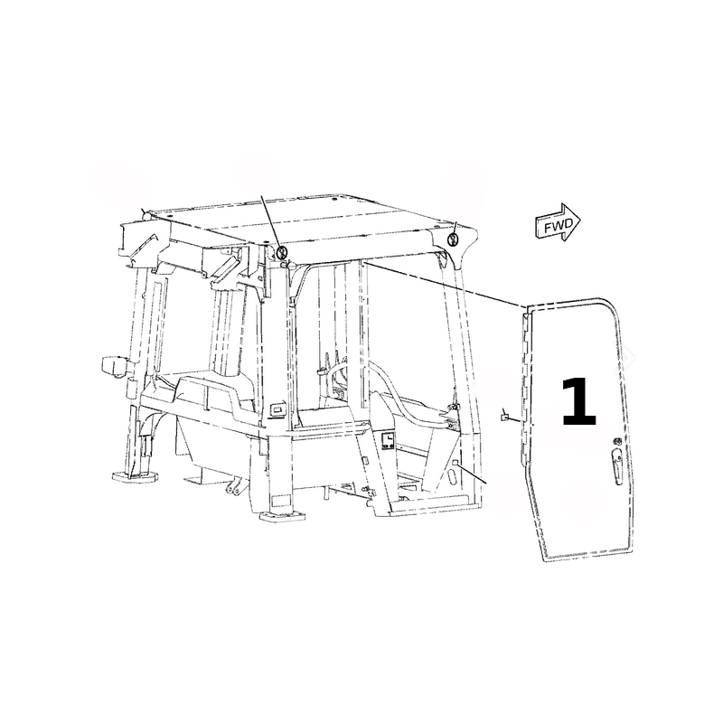 СТЕКЛО ДВЕРИ ПРАВОЕ ЭКРАННАЯ ПЕЧАТЬ ГУСЕНИЧНЫЙ ПОГРУЗЧИК CAT 963D 2528297