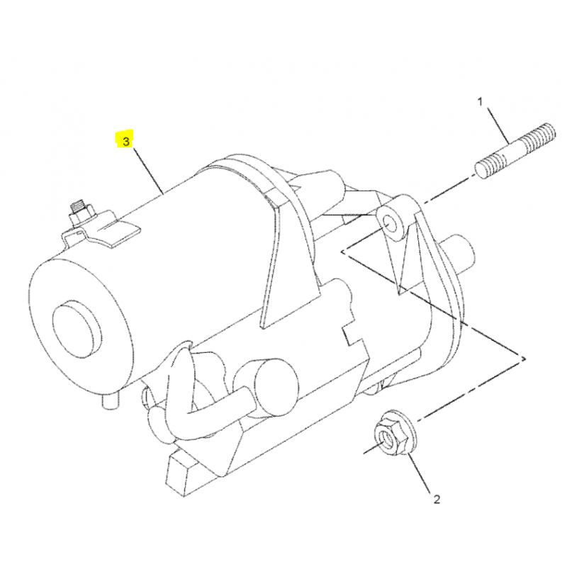 СТАРТЕР ДЛЯ ЭКСКАВАТОРА CATERPILLAR 318 312