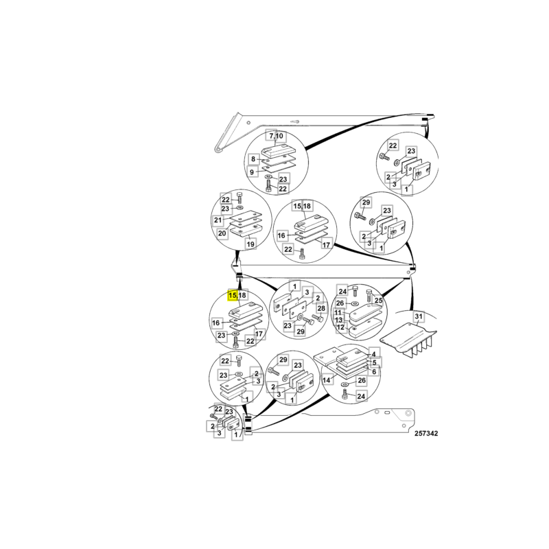 ВЫДВИЖНАЯ РУЧКА CVA ТЕЛЕСК/ПОГРУЗЧИК JCB