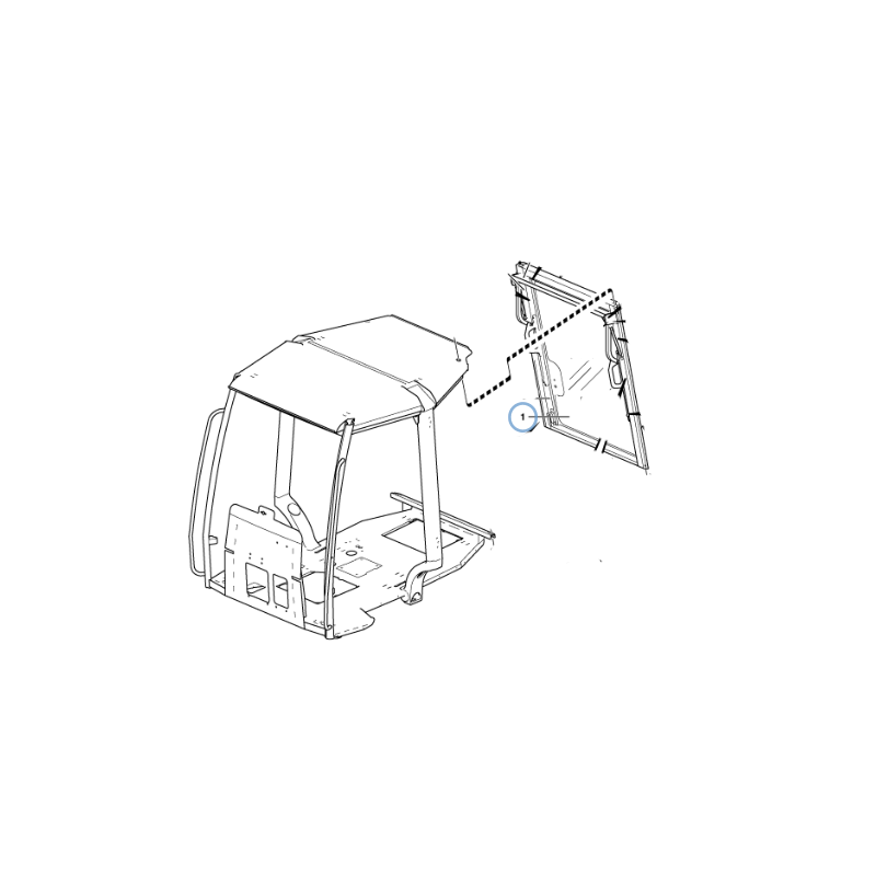 ЗАКАЛЕННОЕ ЗАДНЕЕ СТЕКЛО, ЗЕЛЕНАЯ ЭКРАННАЯ ПЕЧАТЬ VOLVO BL71 11709834