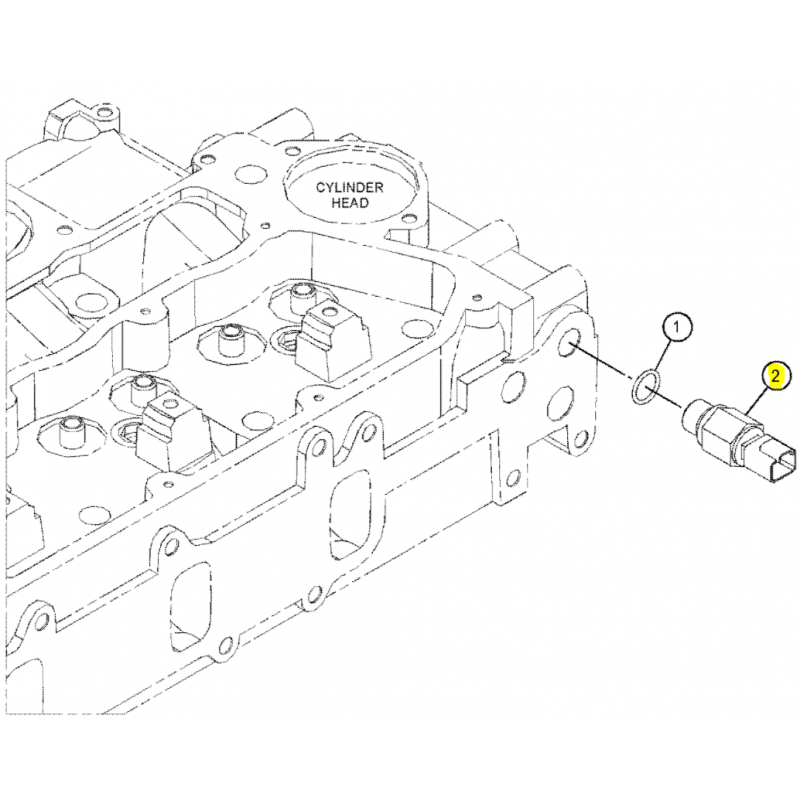 ДАТЧИК ТЕМПЕРАТУРЫ ЭКСКАВАТОР-ПОГРУЗЧИК CAT ОРИГИНАЛ