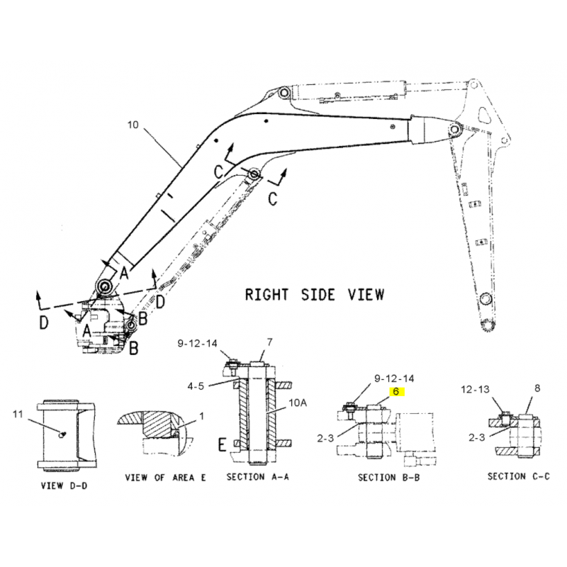 ШТЫРЬ 40x137 КРЕПЛЕНИЕ ЦИЛИНДРА ПОДЪЕМА РУКИ ДЛЯ МИНИ-ЭКСКАВАТОРА CAT