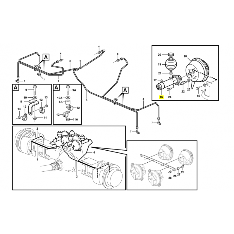 ТОРМОЗНОЙ ЦИЛИНДР CVA VOLVO DUMPER