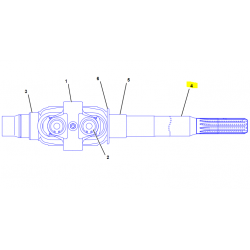 AXLE YOKE SHAFT CVA