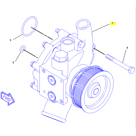 WATER PUMP CVA