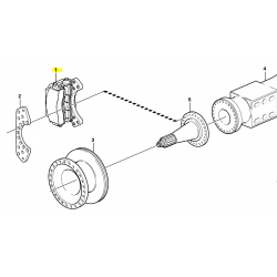 HAMULEC DO WOZIDEŁ VOLVO A25D A25E A30D A30E