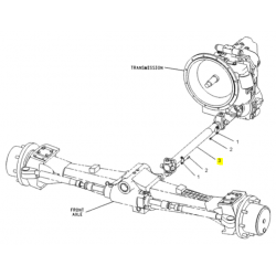 WAŁ NAPĘDOWY PRZEDNI CAT 428