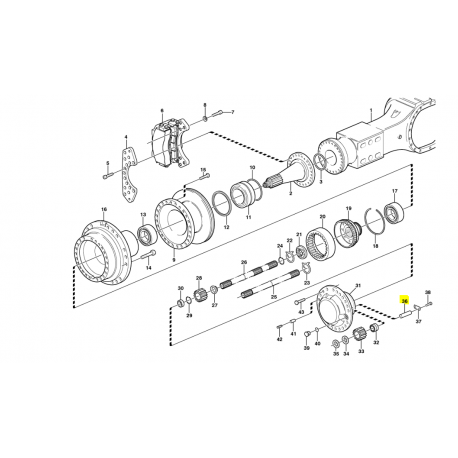 PLANETARY GEAR SHAFT