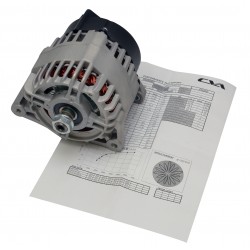 ALTERNATOR TESTED WITH DIAGRAM
