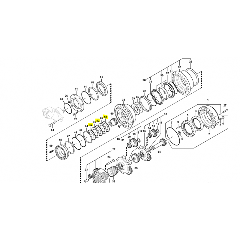 ФРИКЦИОННАЯ ПЛИТА ЭКСКАВАТОРА OEM VOLVO