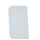 GLASS TOUGHENED GREEN CVA RIGHTHAND REAR SLIDER 790 X 485 MM
