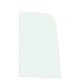 GLASS TOUGHENED GREEN CVA RIGHTHAND FRONT SLIDER