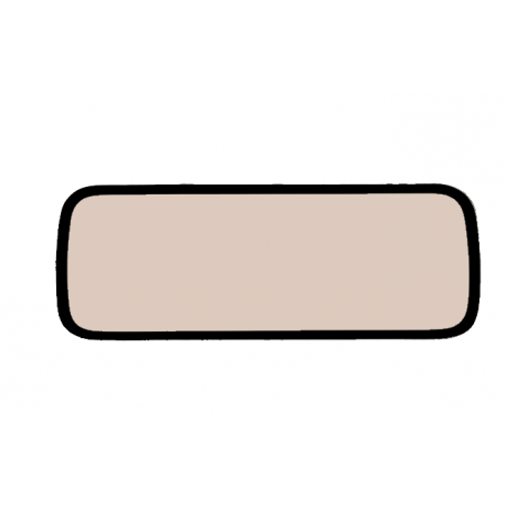 GLASS TOUGHENED BROWN WITH SCREEN PRINT CVA