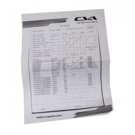 STARTER 12V CVA TESTED WITH DIAGRAM