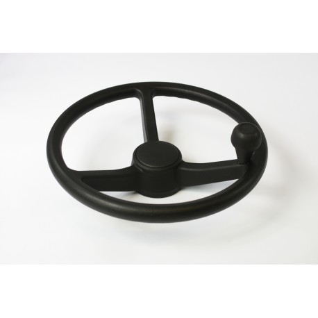 STEERING WHEEL WITH KNOB