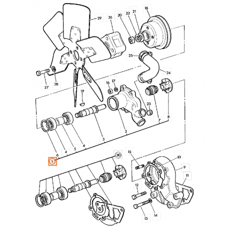 WATER PUMP CVA