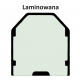 SZYBA PRZEDNIA LAMINOWANA SITODRUK MINIŁADOWARKA/ŁADOWARKA BURTOWA JCB 190 190T 3TS 332/X8209
