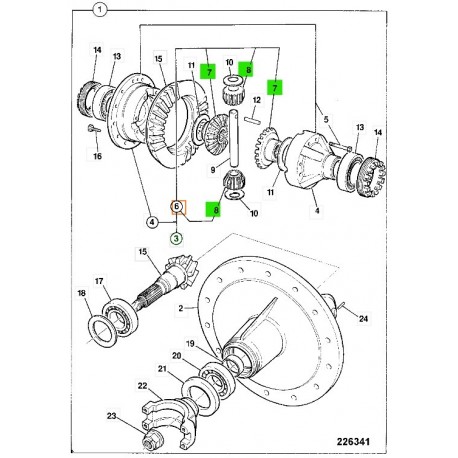 KIT - GEAR DIFFERENTIAL