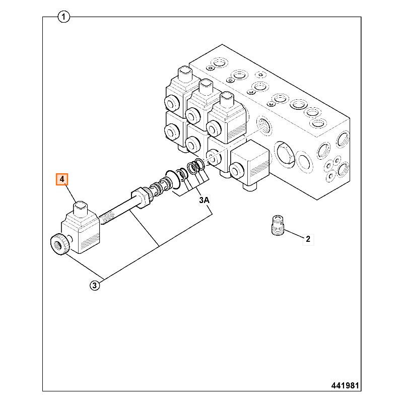 БЛОК КЛАПАНОВ ЭКСКАВАТОРА JCB