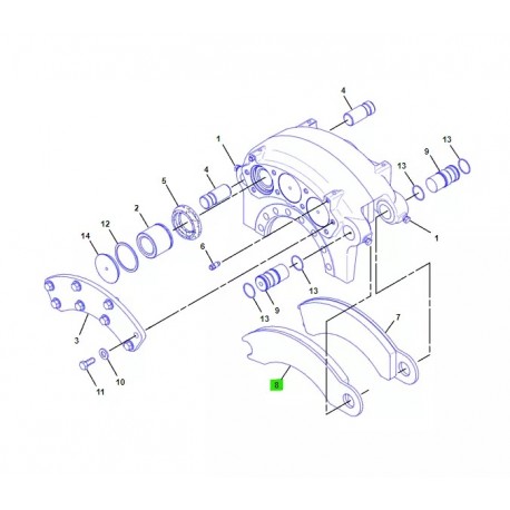 BRAKE LINING ASSY