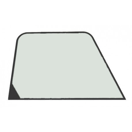 GLASS TOUGHENED GREEN WITH SCREEN PRINT CVA RIGHTHAND