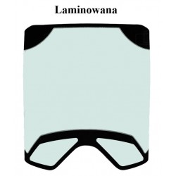 GLASS LAMINATED GREEN WITH SCREEN PRINT CVA FRONT