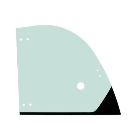 SZYBA HARTOWANA ZIELONA Z SITODRUKIEM CVA