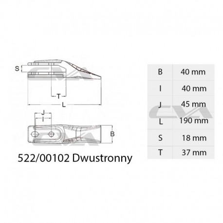 UNITOOTH MINI JCB TWO SIDED